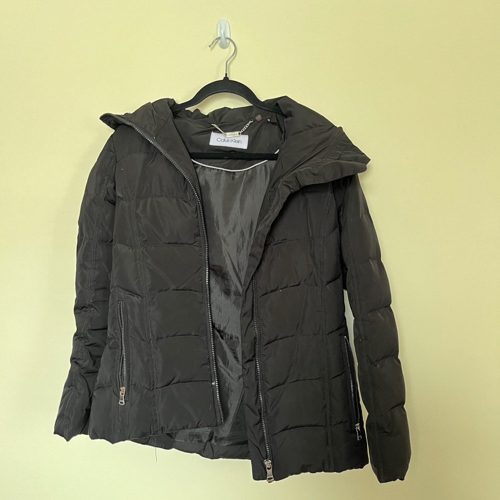 Calvin Klein Women's Black Puffer Coat